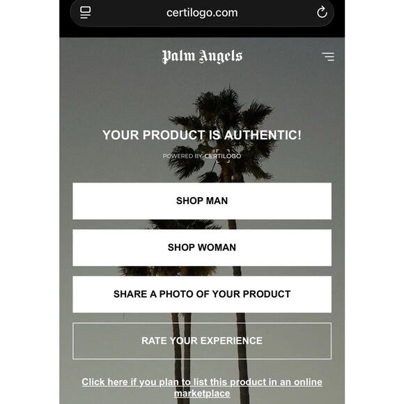 Palm Angels Polo Shirt Size SEE MEASUREMENTS Navy Blue Sartorial Tape Long Sleev - Picture 13 of 14